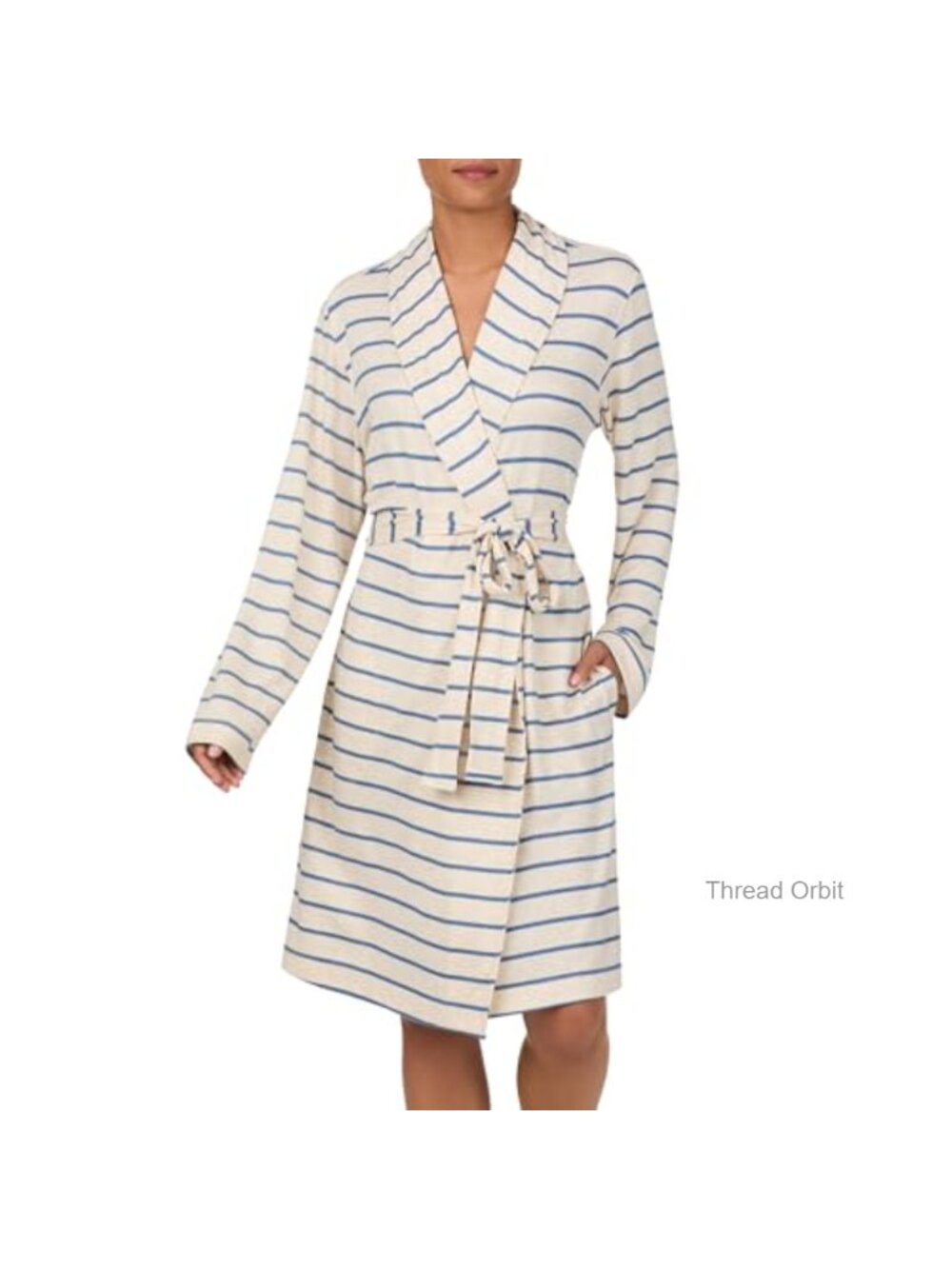 Soft Sweater Knit Robe with Pockets